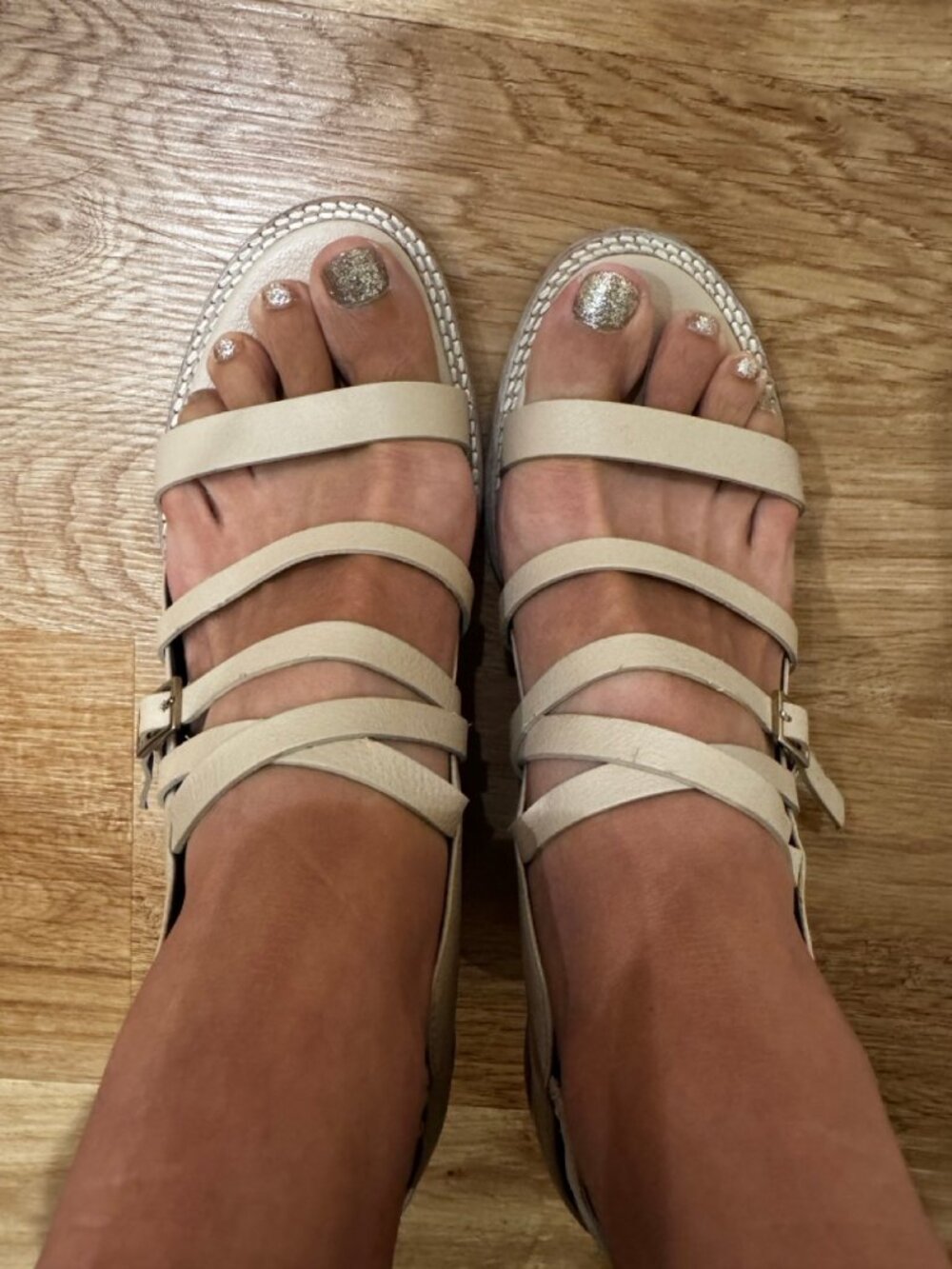 Tibi Women’s Nude Block Heel Sandals with Ankle Straps Contemporary Sz 39 US 8.5 - Picture 8 of 10